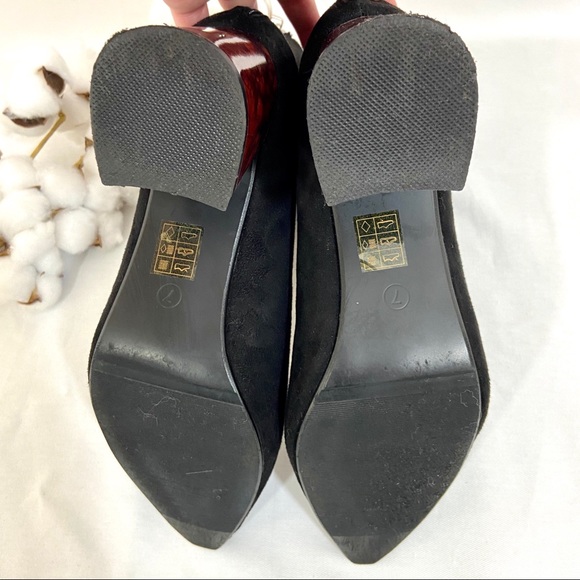 Krush Black Block Heel Boots - Picture 3 of 4